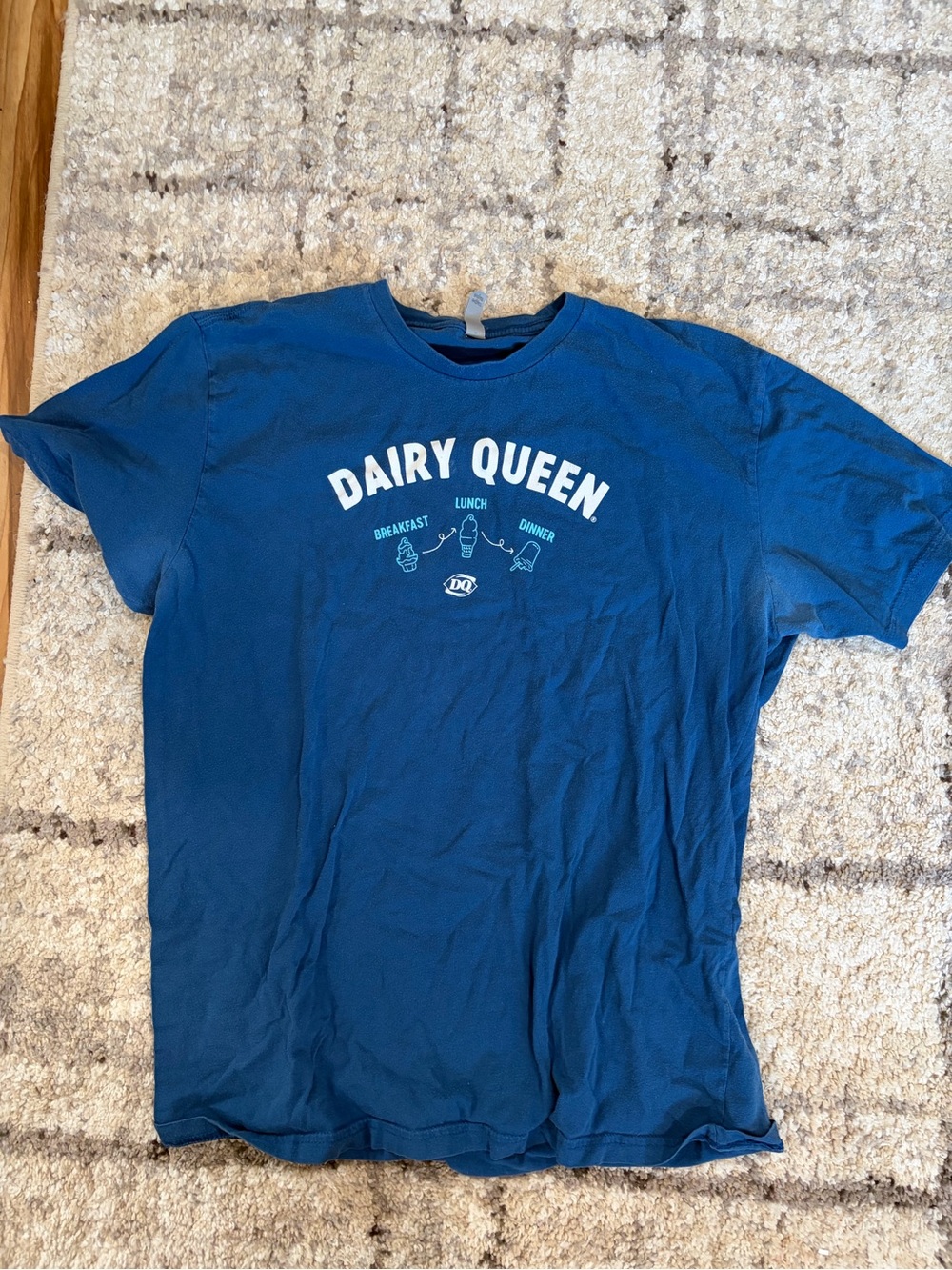 Men's Blue Logo T‑Shirt